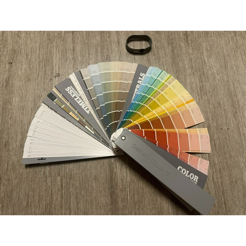 Sherwin-Williams Paint Color Fan Deck Swatch Book Professional Design Tool 2018